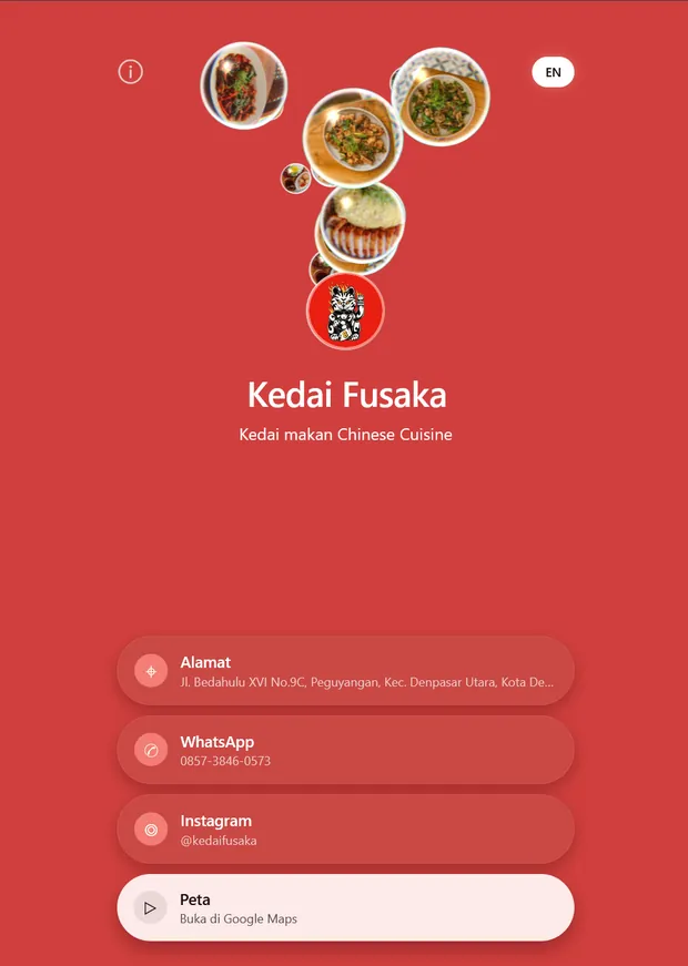 Aosera QR for Kedai Fusaka